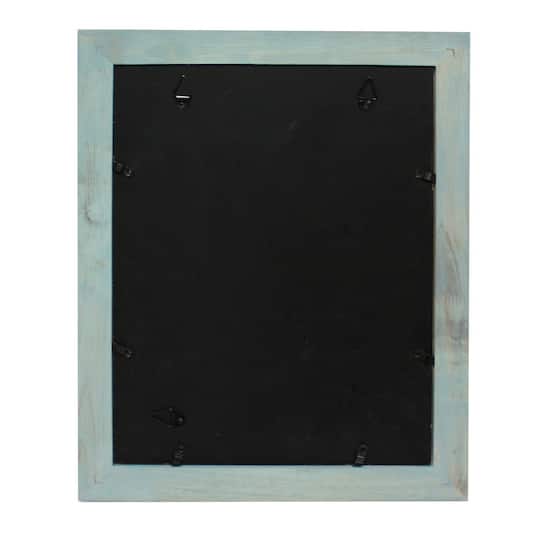Home Turquoise Wash Frame with Mat by Studio Décor®
